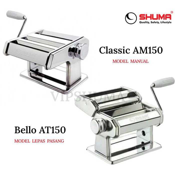 Shuma AT150 Pasta Maker, Mesin Giling Mie & Pasta Manual Berkualitas