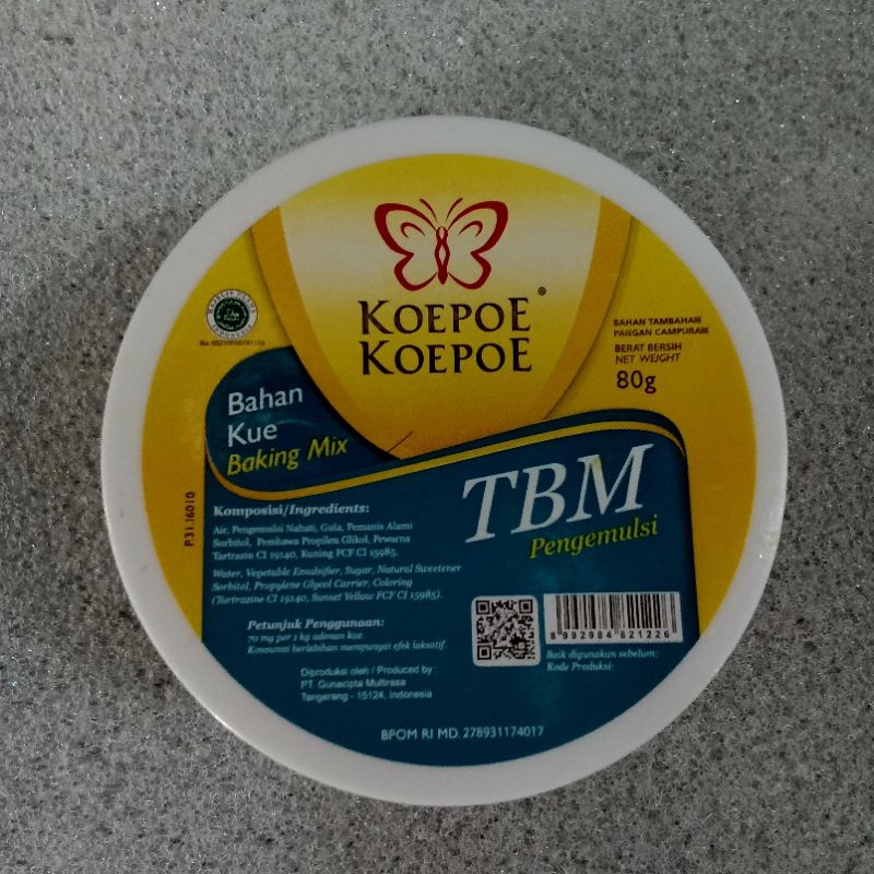 

TBM KOEPOE KOEPOE 80 GRAM