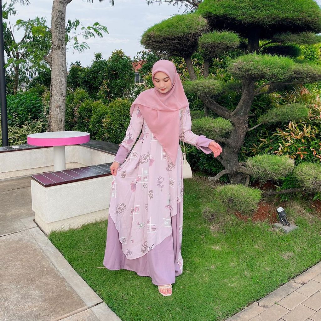Sheika Hijab || Dress Darienne [ Gamis Saja ]