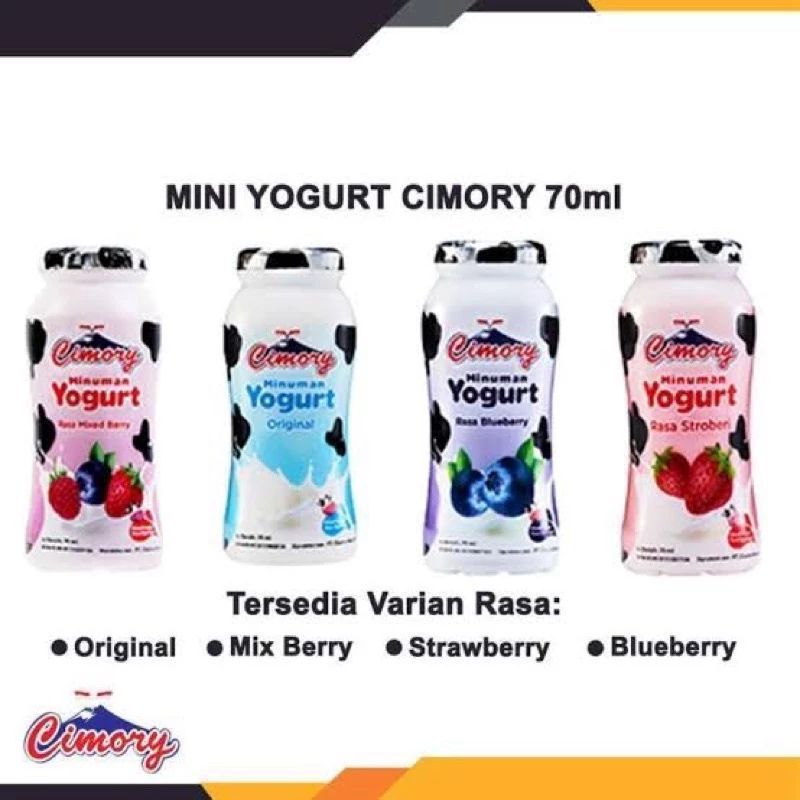 

Cimory Yogurt Drink Mini 70ml isi 5 pcs|Minuman Yoghurt Tayo Rasa Stroberi Strawberry| Blueberry