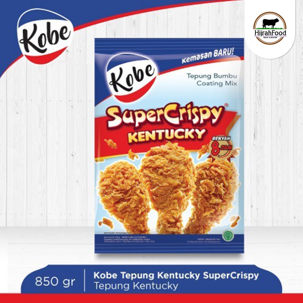 

Kobe Tepung Bumbu Super Crispy Kentucky 850 gram Renyah Coating Mix