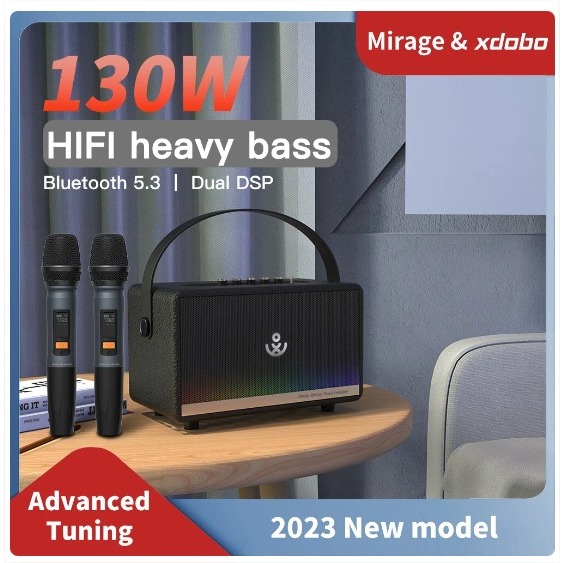 XDOBO MIRAGE 130W RMS - PORTABLE SPEAKER - BLUETOOTH SPEAKER