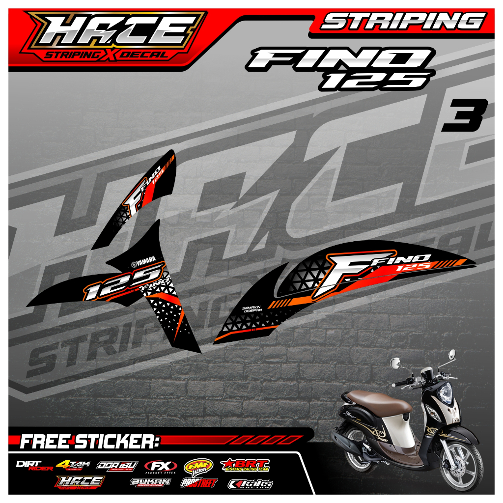 21 STRIPING FINO 125 - STRIPING FINO 125 PREMIUM GRAFIK