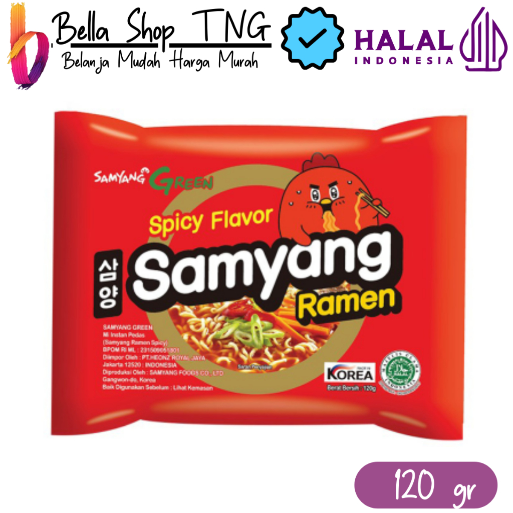 

SAMYANG Mi Instan Spicy Ramen 120 gr