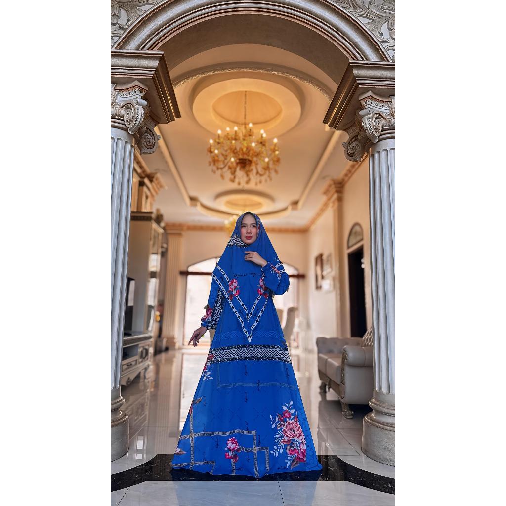 Tania Set Syar'i (Gamis & Khimar) Gamis Set Hijab Full Kerudung Mewah Elegan Terbaru
