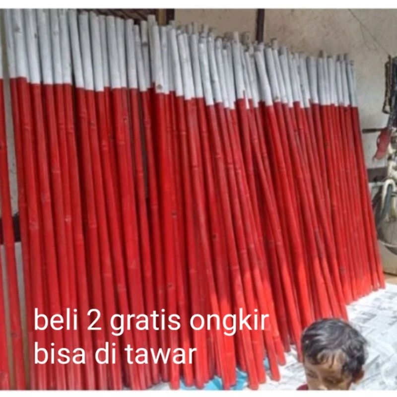 TONGKAT PRAMUKA BAMBU.