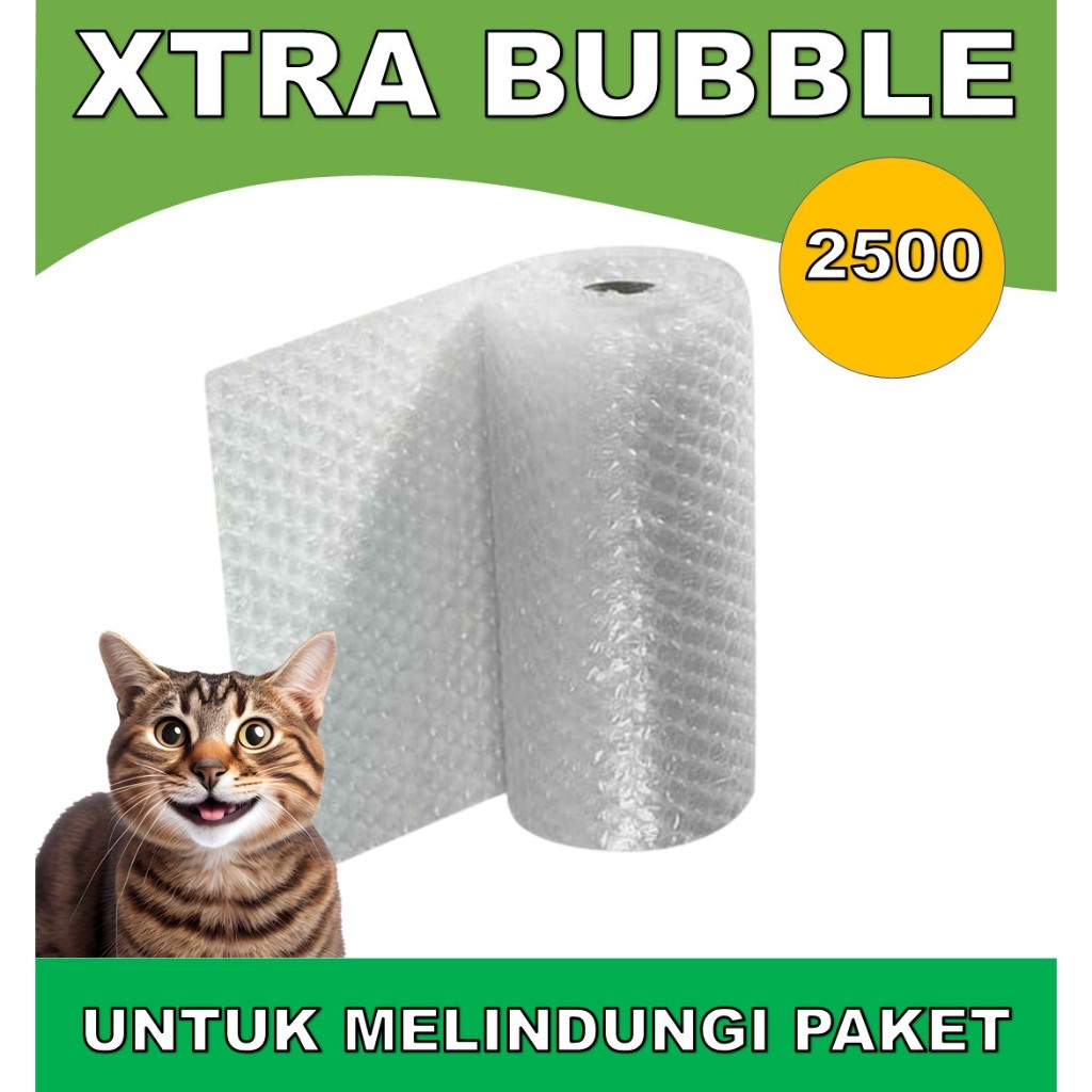 

Tambahan packaging EXTRA BUBBLES Untuk melindungi paket anda