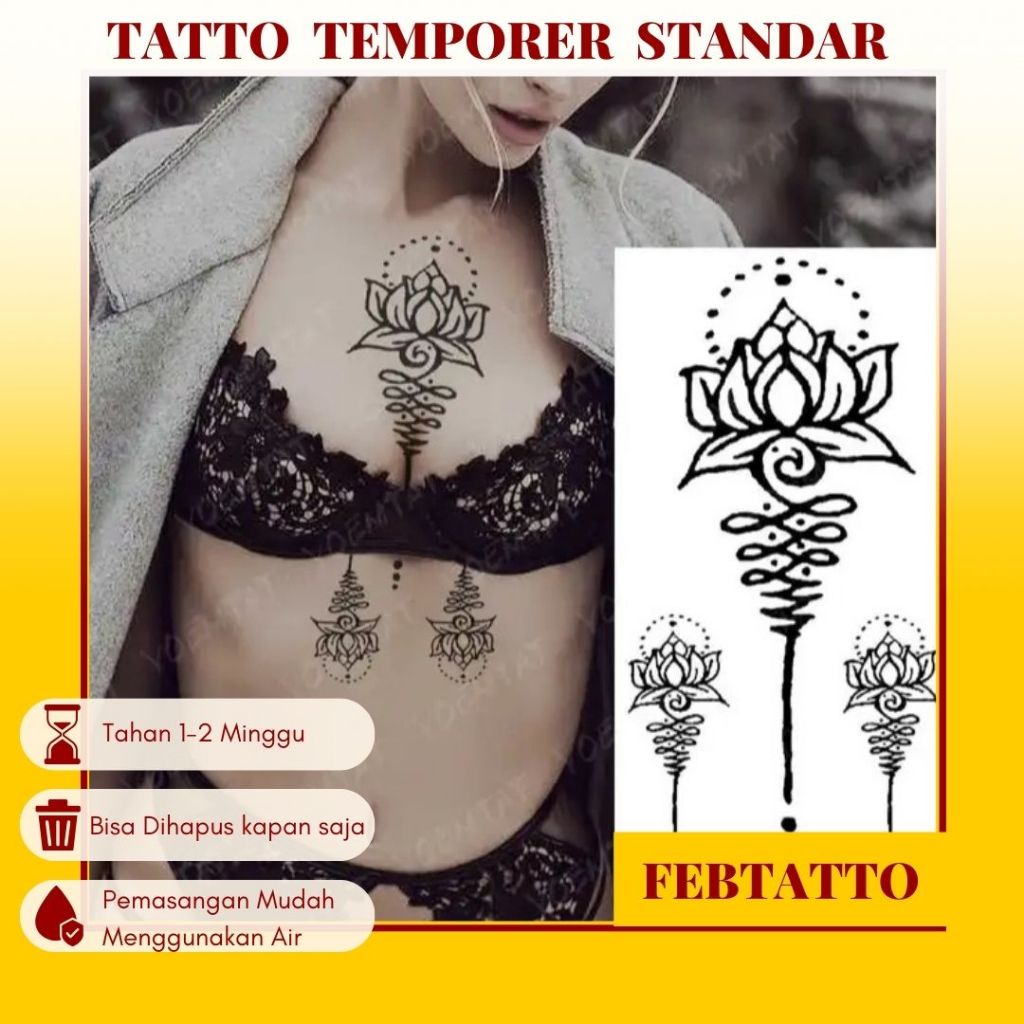 Tato Temporer Ukuran 21cmx11cm Tato Lengan Tato Dada Tato tangan Tato Kaki Tato Punggung Tato Jari  