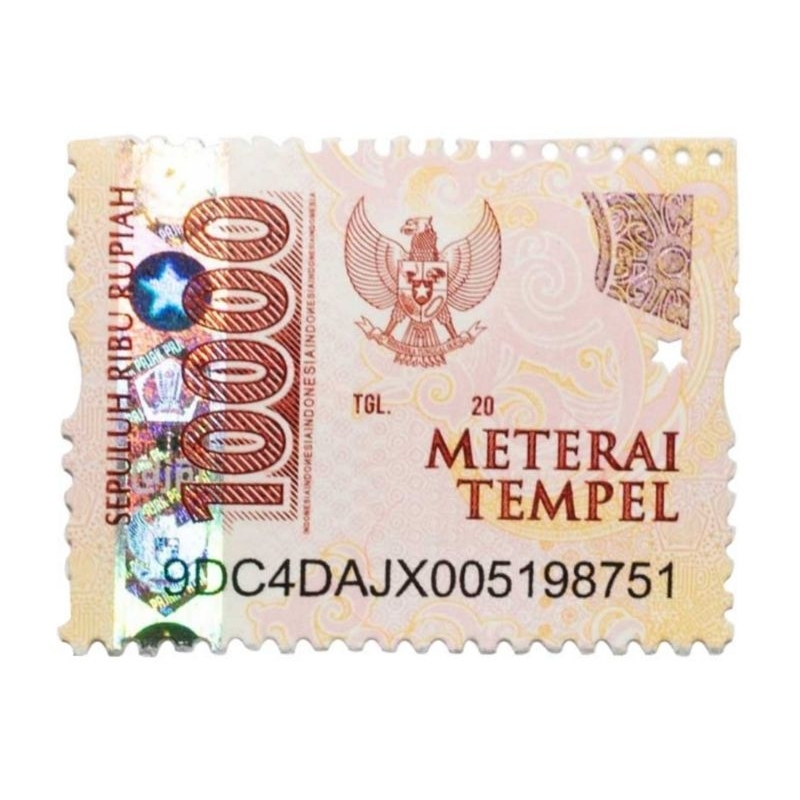 

Materai 10000 Asli - Meterai Tempel 10.000
