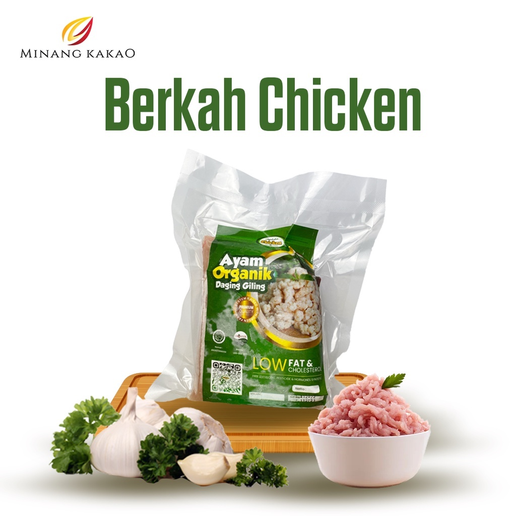

Berkah Chicken - Ayam Organik - Daging Ayam Giling 500gr