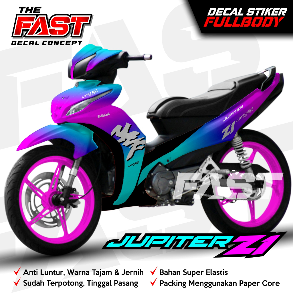 Striping Decal Motor Yamaha Jupiter Z1 Full Body Stiker Jupiter Z1 Full Bod // Decal Jupiter Z Robot