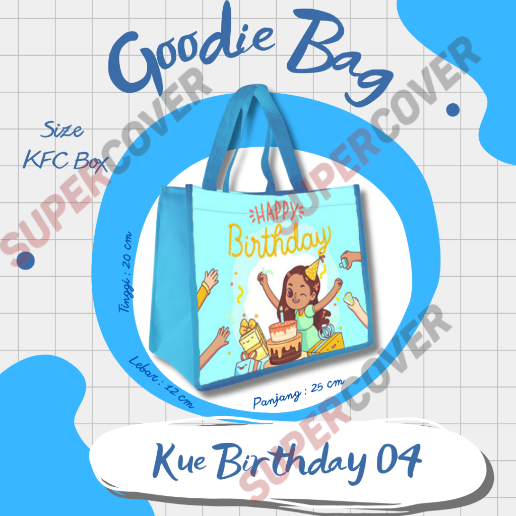

Goodie Bag Birthday 04 Warna Biru Muda Untuk Acara Ulang Tahun