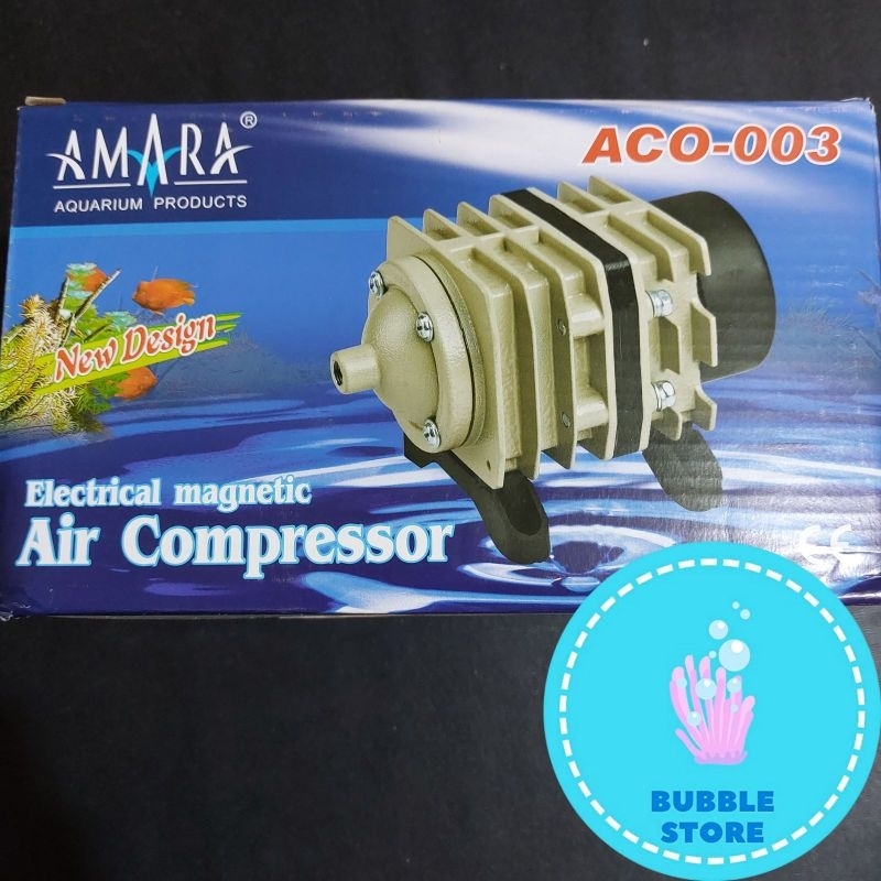 MESIN AERATOR AMARA ACO-003 / MESIN OKSIGEN GELEMBUNG AIR COMPRESSOR AMARA ACO 003 / MESIN AERATOR A