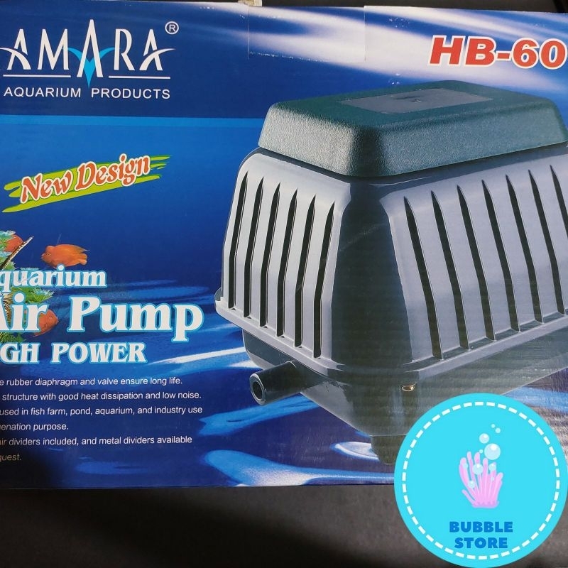 MESIN AERATOR AMARA HB-60 / MESIN OKSIGEN GELEMBUNG AIR BLOWER AMARA HB 60 / MESIN AERATOR HIGH POWE