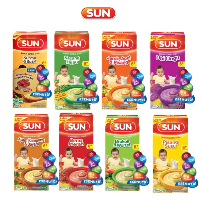 SUN - Bubur Cereal Susu MPASI 6bulan+