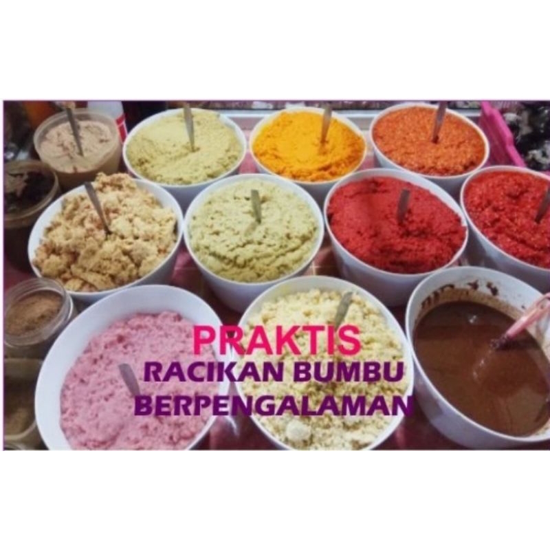 

Bumbu giling asli kental tanpa tambahan banyak air