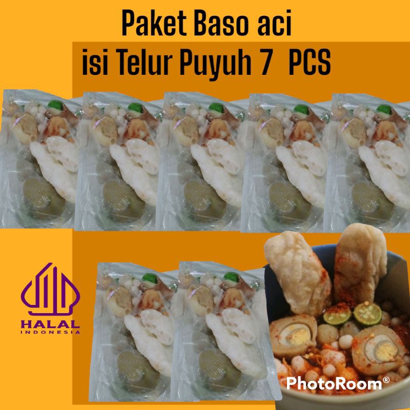 

PAKET 7 PCS BASO ACI ISI TELUR PUYUH