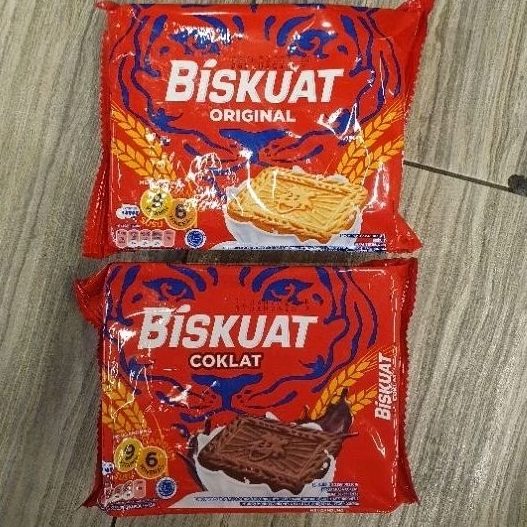 

BISKUAT Biskuit per varian rasa COKLAT / ORIGINAL ( size besar ) 121gr