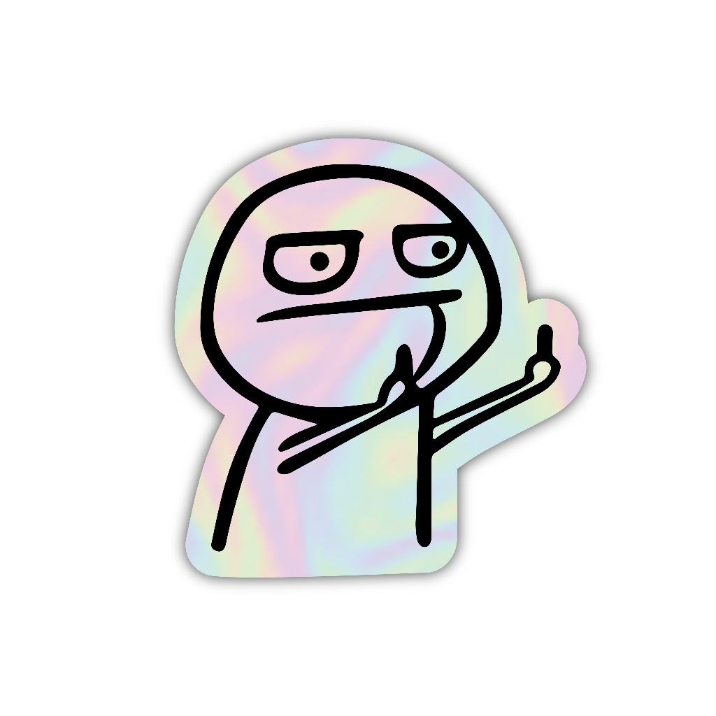 

sticker pucek, stiker hologram satuan- Z041