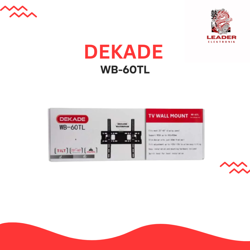 DEKADE Wall Bracket TV LED 23 Inch WB-60TL