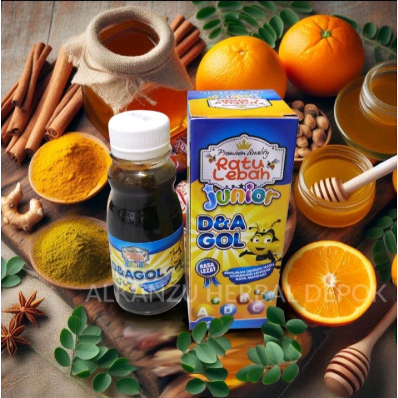 

Madu anak junior D&A Gol ratu lebah premium quality madu kaya manfaat