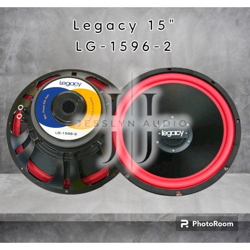 Speaker Legacy 15 " LG 1596 - 2 original 500 Watt original 15 inch Subwoofer harga untuk 1 speaker