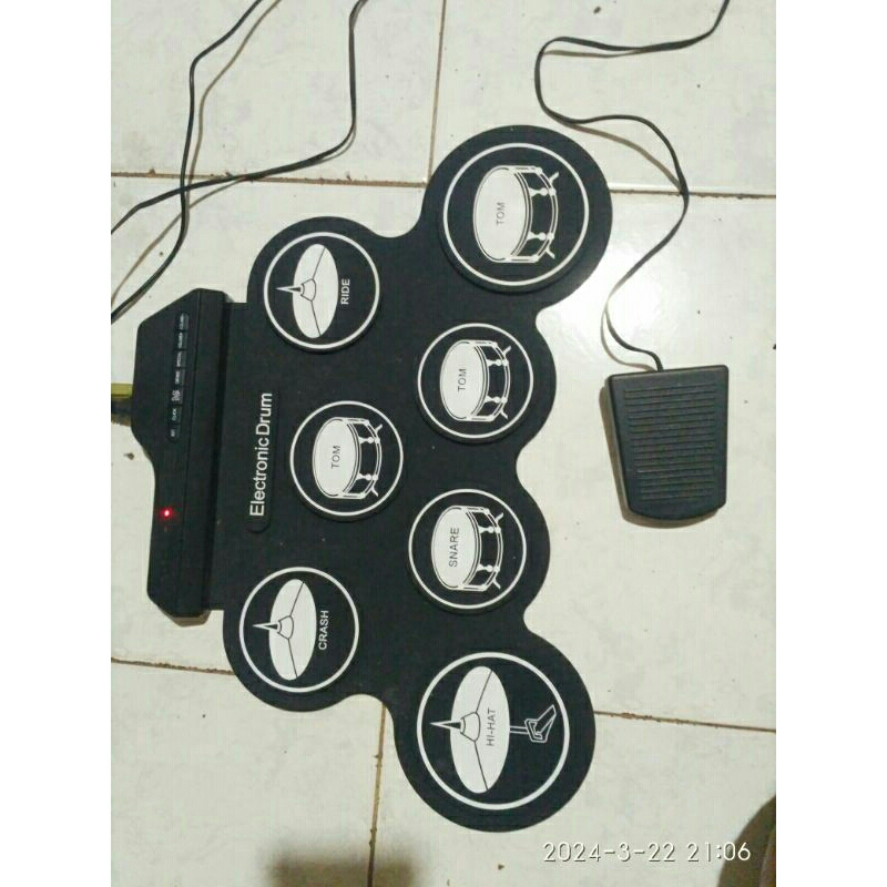 drum elektrik+pedal,normal second