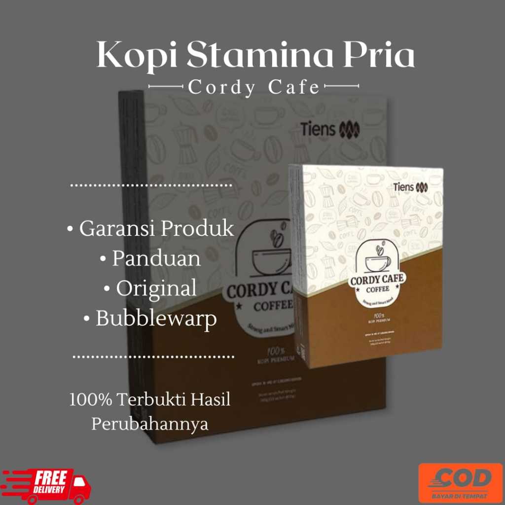 KOPI STAMINA PRIA TIENS CORDY CAFE | TIENS ORIGINAL