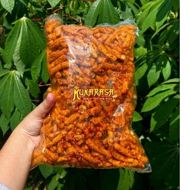 

BASRENG 500 GRAM / BASRENG PEDAS DAUN JERUK [ KUKARASA SNACK]