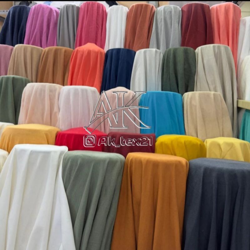 Kain Katun Linen Premium Meteran