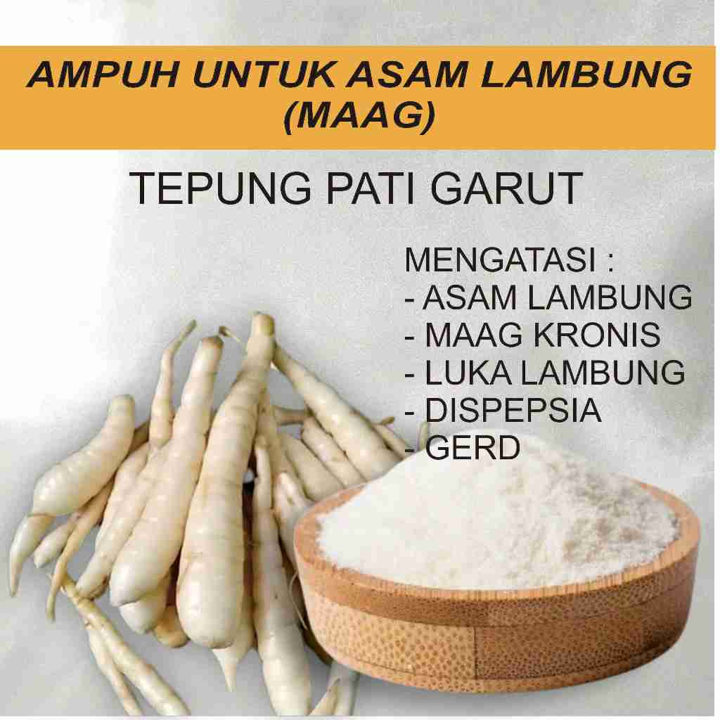 

Tepung Pati Garut Angkrik Gula Aren Organik Asam Lambung untuk Maag Mag Dispepsia Anxiety perut begah bergas sesak