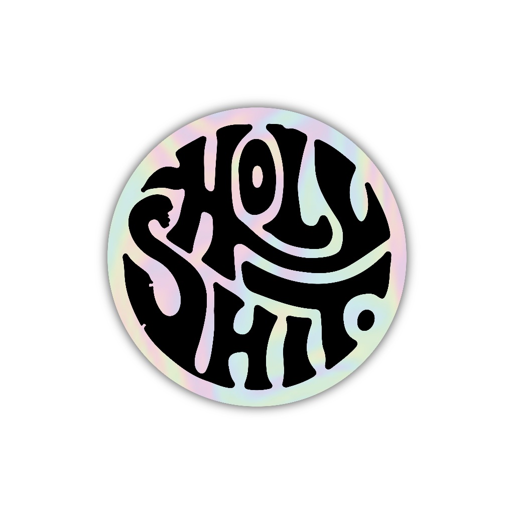 

sticker holyshit, stiker hologram satuan- Z074
