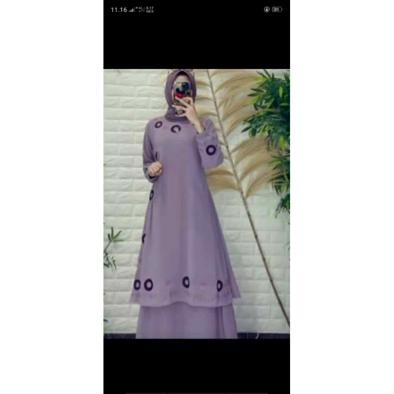 gamis Malaysia bordir