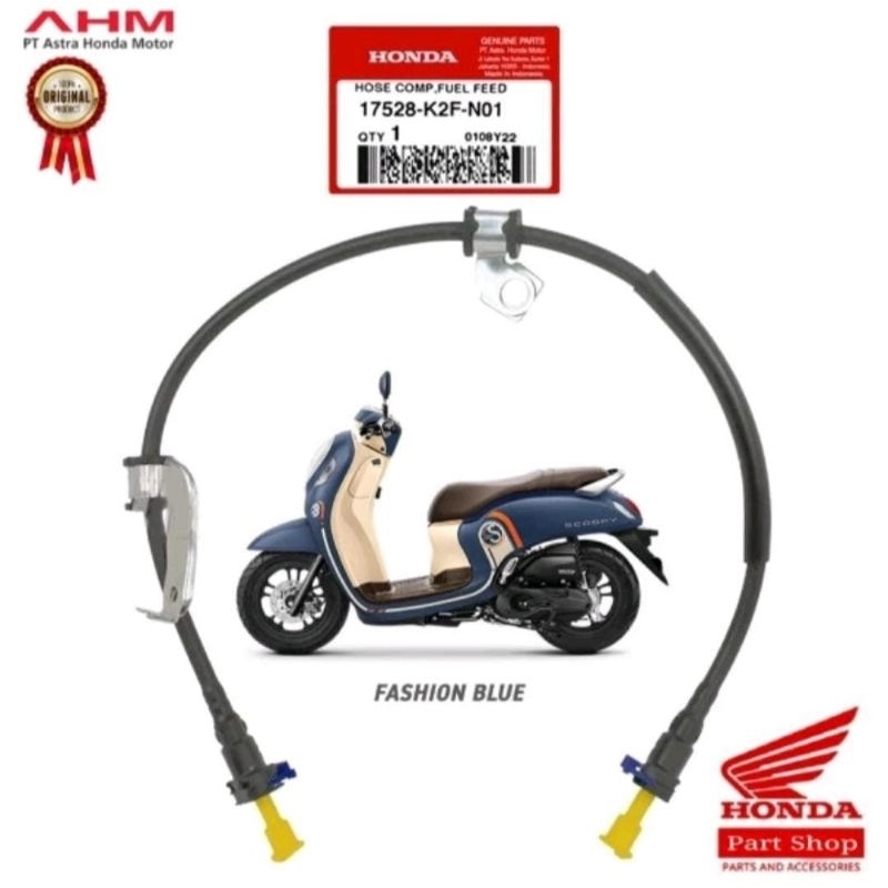 selang injeksi selang bensin Scoopy Fi ESP tahun 2021-2024 original 17258K2FN01