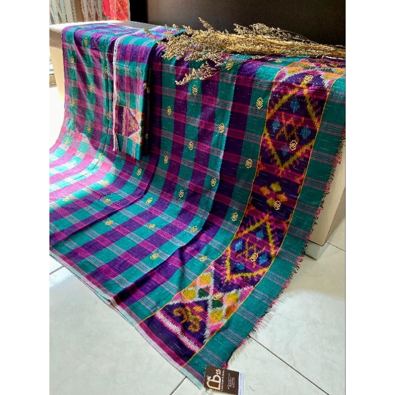 Kain Endek Motif Tumpal & Tretes Bali || Free Selendang || Kamen Lembaran Bali