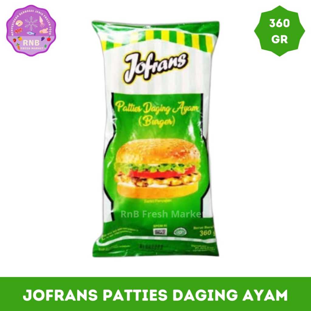 

Jofrans Patties Daging Ayam 360 Gram