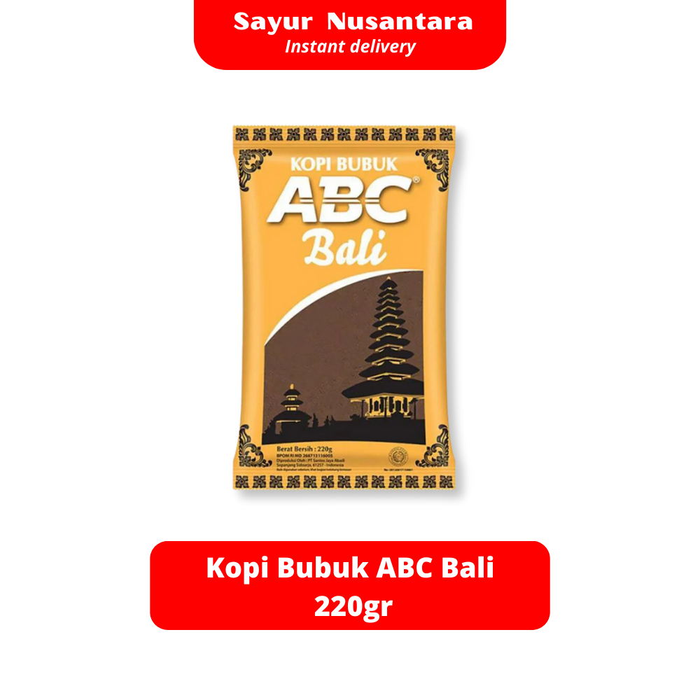 

Kopi Bubuk ABC Bali 220gr - Sayur Nusantara