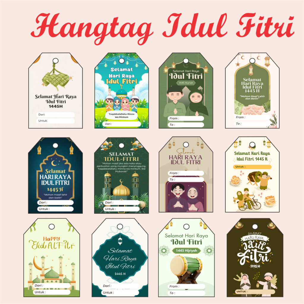 

HANG TAG IDUL FITRI/ HANG TAG LEBARAN / HANGTAG IDUL FITRI (1 SISI)