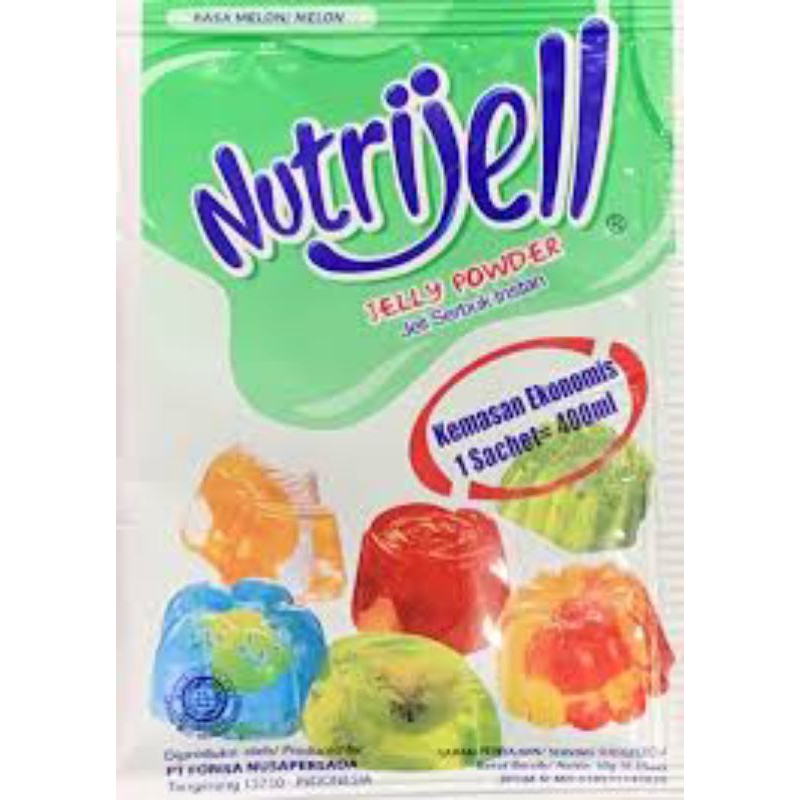 

NUTRIjell kemasan ekonomis rasa melon10gr