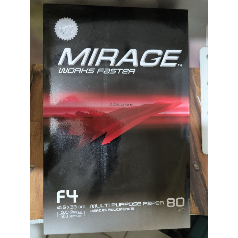 

Kertas Multifungsi Mirage F4 80gsm 500lembar