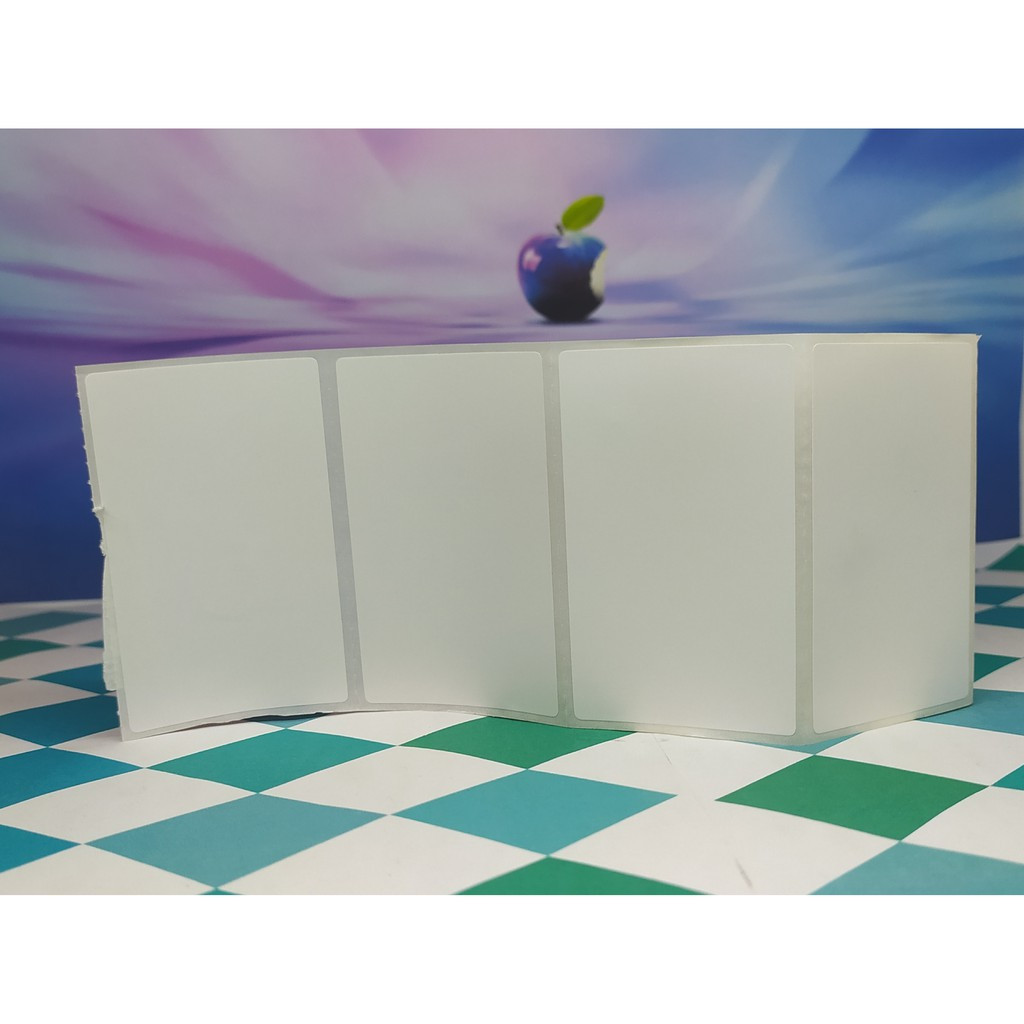 

LABEL STIKER Semicoated BARCODE 65 X 40 MM 1000Pc STICKER ETIKET 65x40