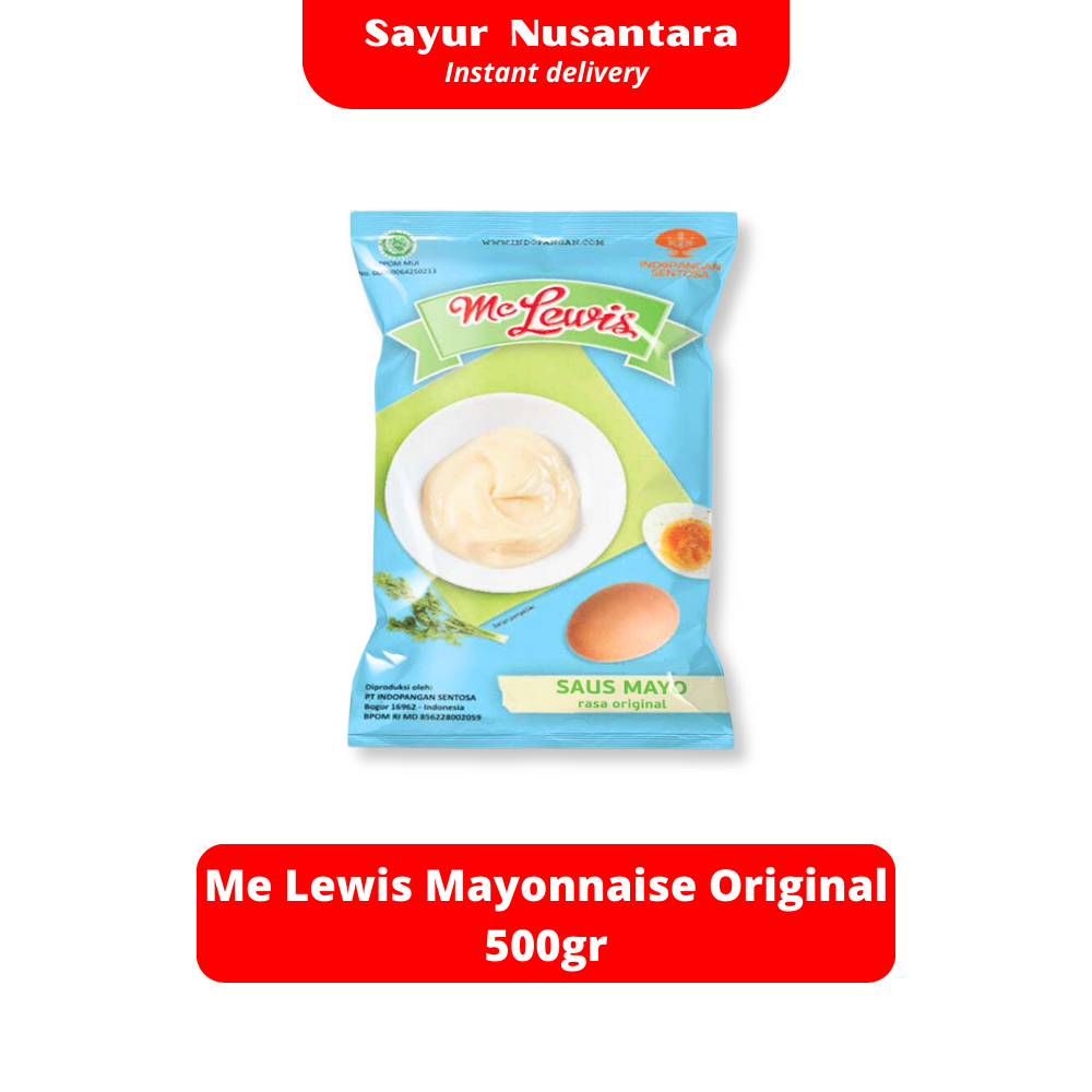 

Me Lewis Mayonnaise Original 500gr - Sayur Nusantara