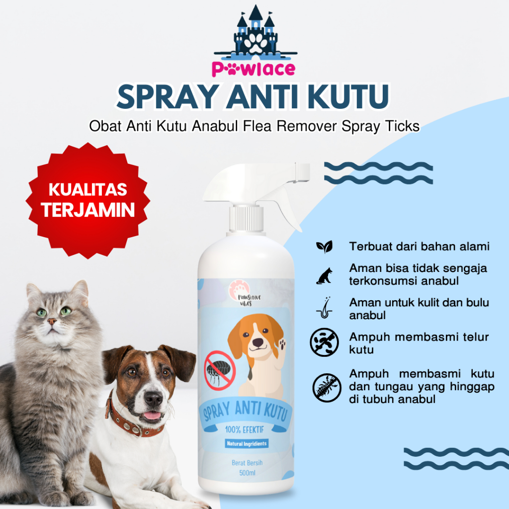 Flea Tick Remover Spray Anti Kutu Kucing Anjing Tungau Spray Anti Kutu Anjing Kucing Kelinci Hamster
