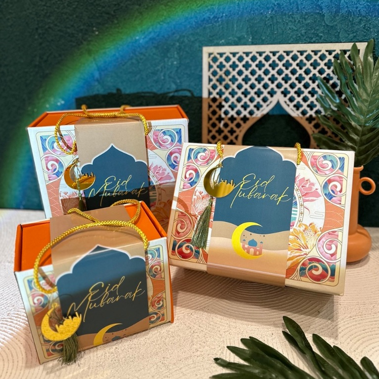 LEBARAN HAMPERS / SET MANGKOK KERAMIK HADIAH  / HADIAH MANGKOK / LEBARAN GIFTBOX