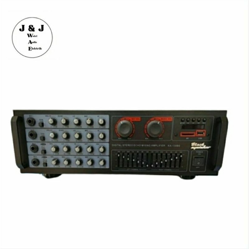 AMPLIFIER KARAOKE BLACK SPIDER KA 13BE AMPLI KARAOKE BLACK SPIDER