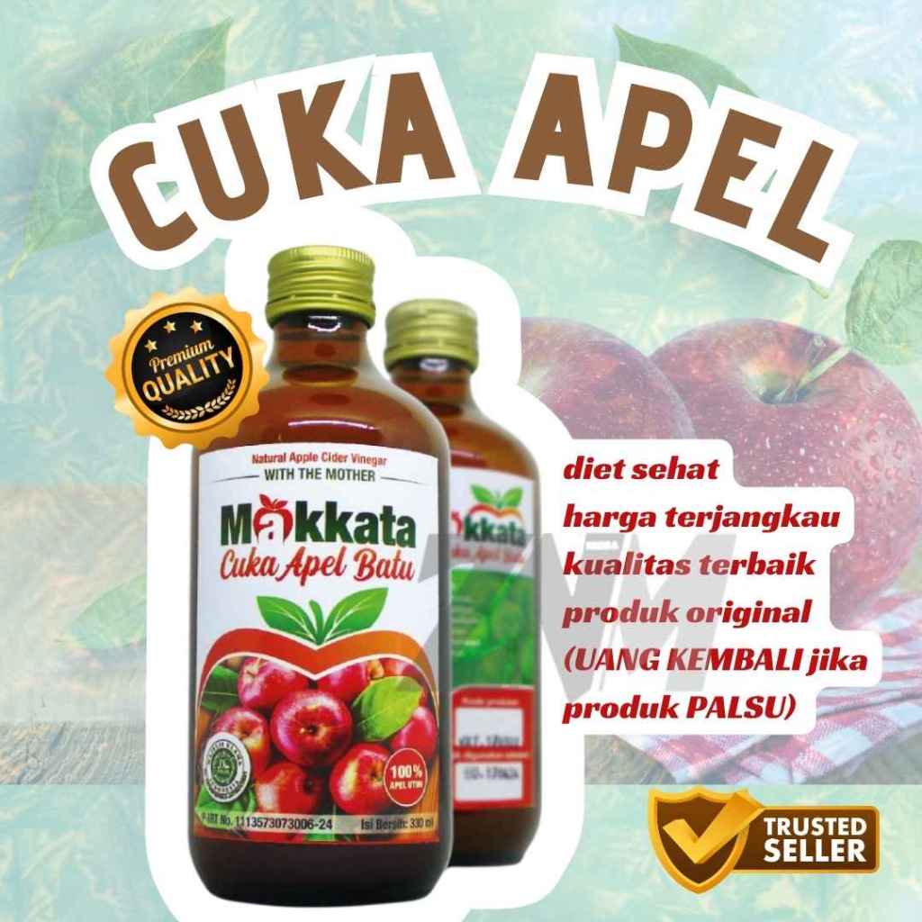 

Apple Cider Vinegar CUKA APEL Makkata cuka apel Original Untuk Kesehatan Dan Untuk Diet