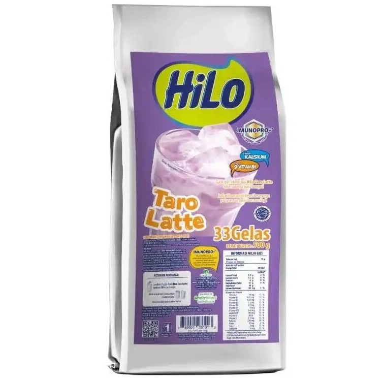 

HiLo Powder Drink Thai Tea/Klepon Latte/ Ketan Hitam Refill 500g