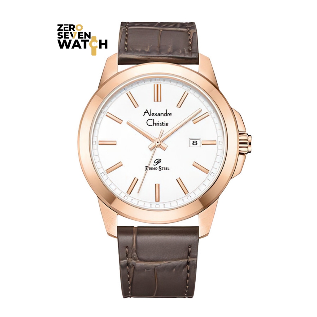 Jam Tangan Pria Alexandre Christie AC 1017 Primo Steel Original Garansi Resmi 1 Tahun