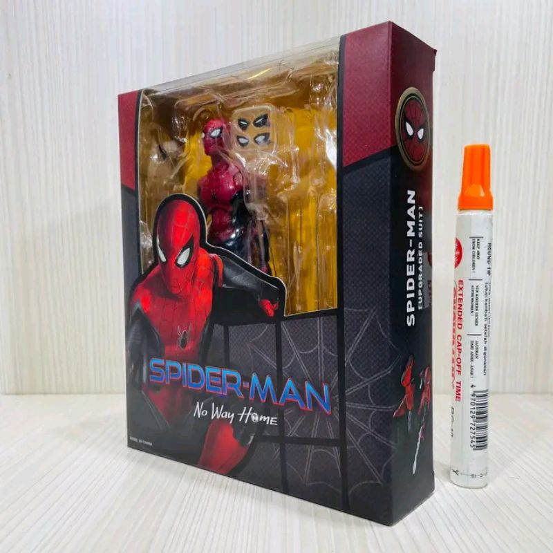Mainan action figureShf spiderman no way homeshfiguarts recast bandaitinggi sekitar 6 inchFull artik