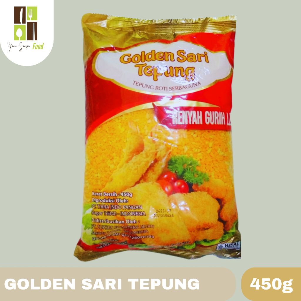 

Golden Sari Tepung / Tepung Roti Serbaguna / Tepung Mix / Tepung Panir 450g